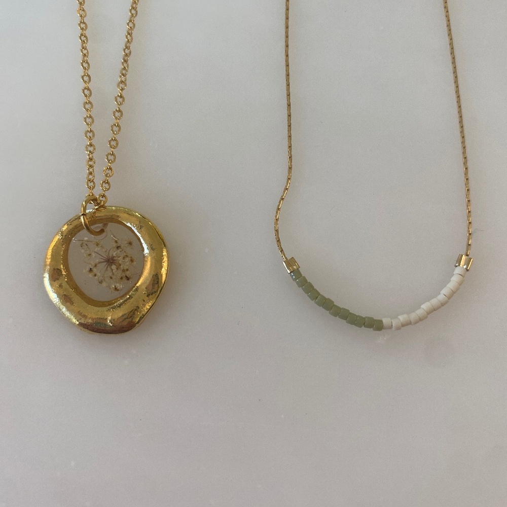 gold plated necklaces 2